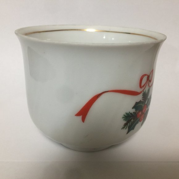 Tea Coffee Cup Christmas Mistletoe Korona Poland - Picture 14 of 16